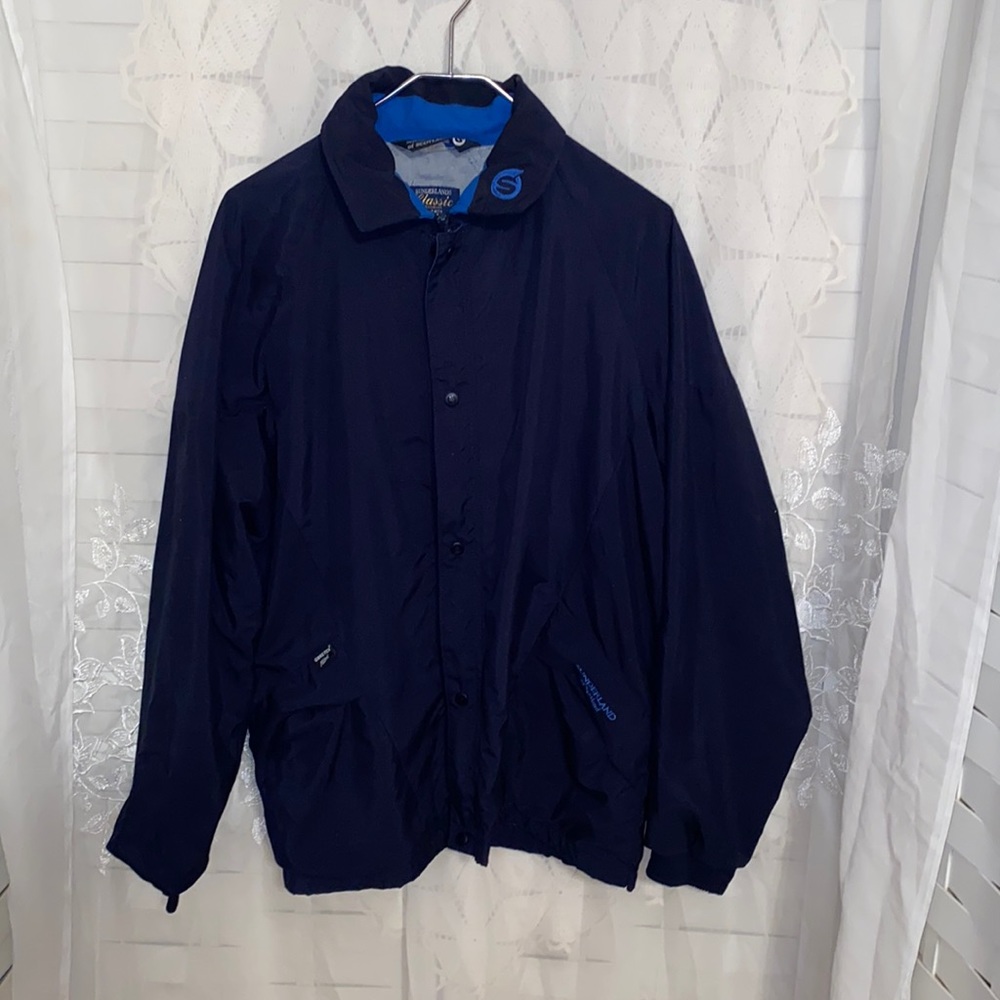 Sunderland of Scotland mens navy blue Gore Tex golf jacket